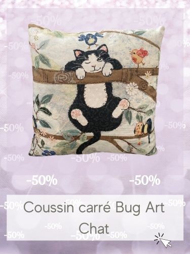 Coussin chat